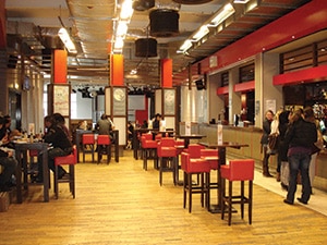 Cafe on De Montfort campus