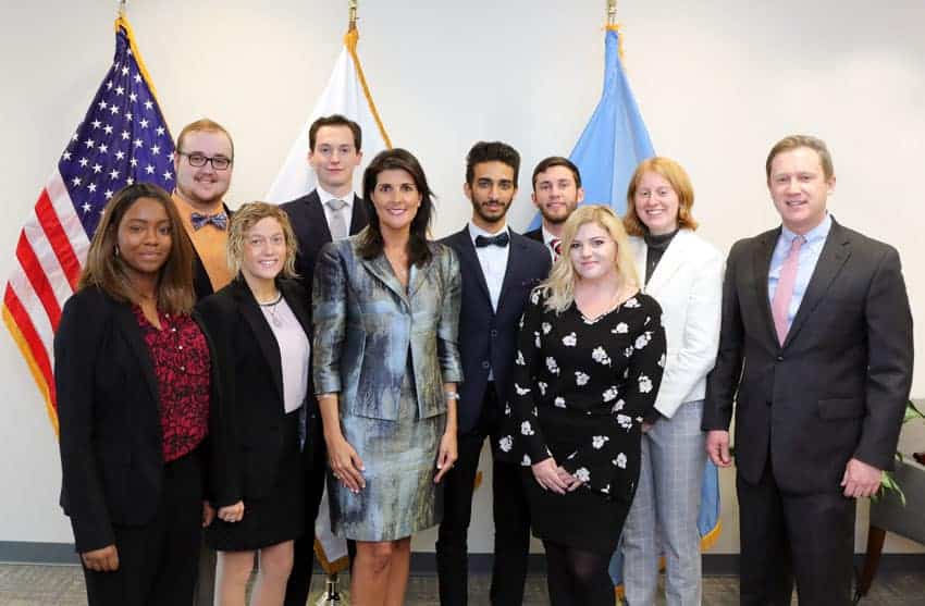 Francis Marion students take part in 11th Model U.N. simulation