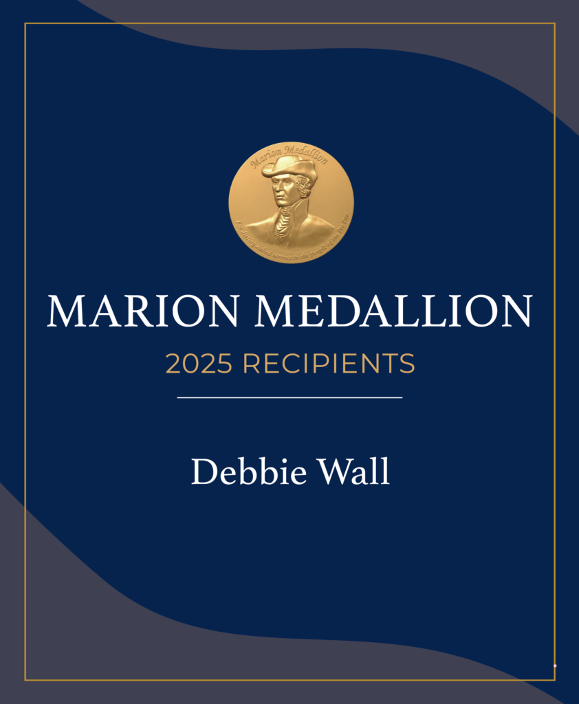 Marion Medallion award recognizes Debbie Wall for impact on sports and community